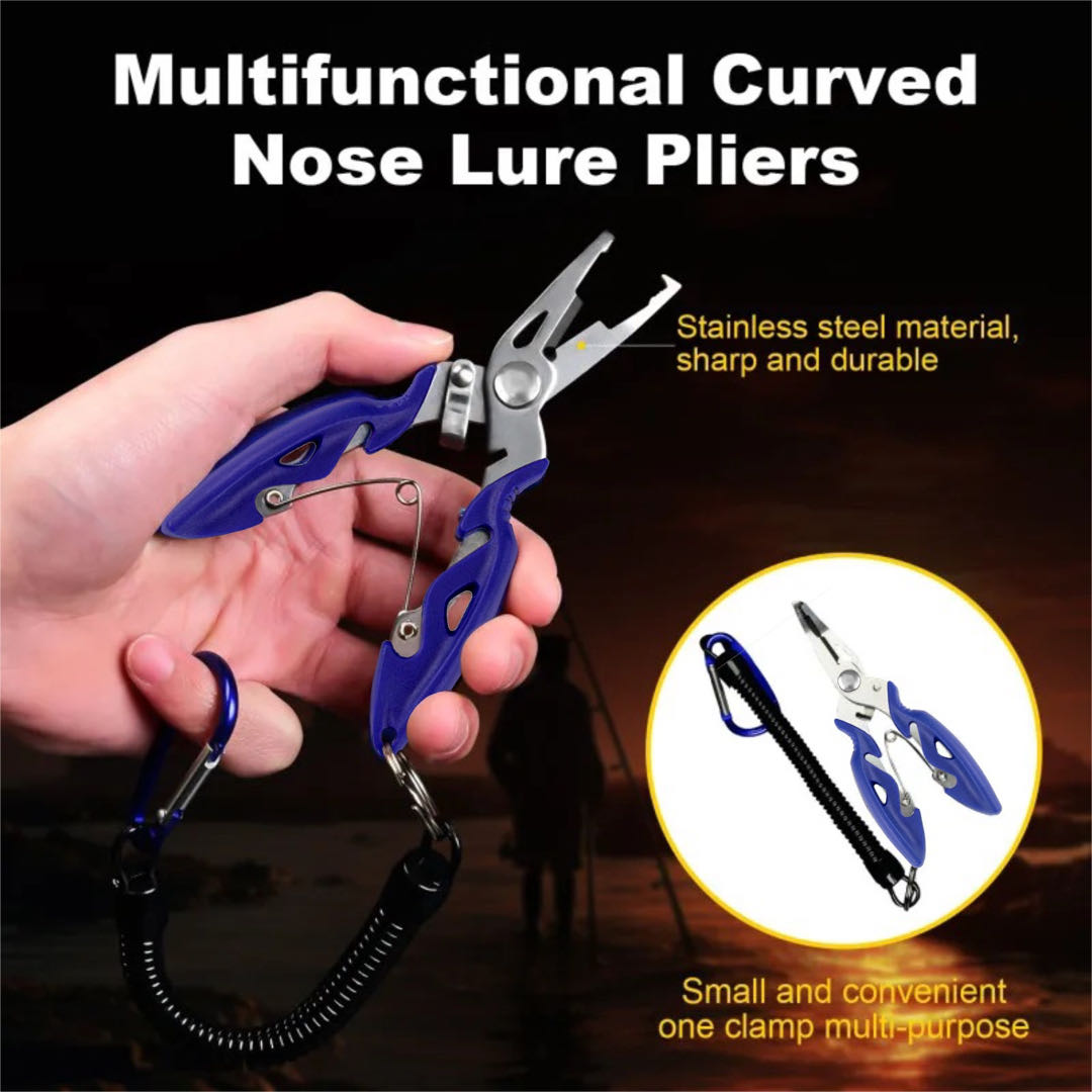 Fishing Hook Remover - Multifunctional Curved Mouth Road Sub Pliers